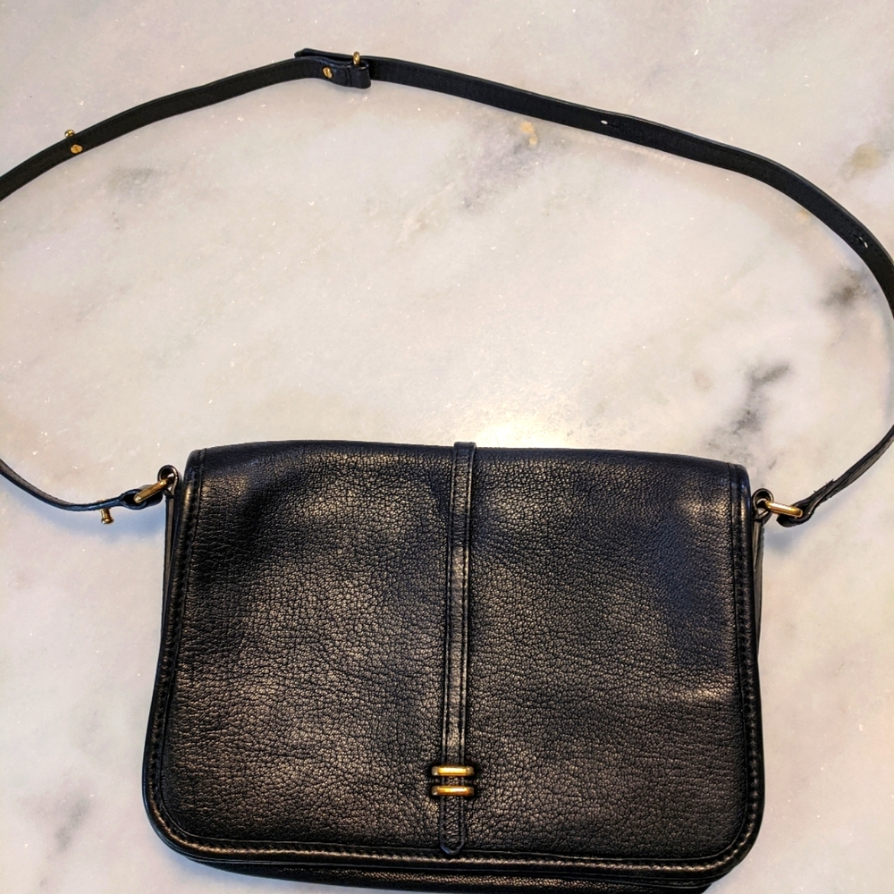 Marc by Marc Jacobs black leather shoulder purse